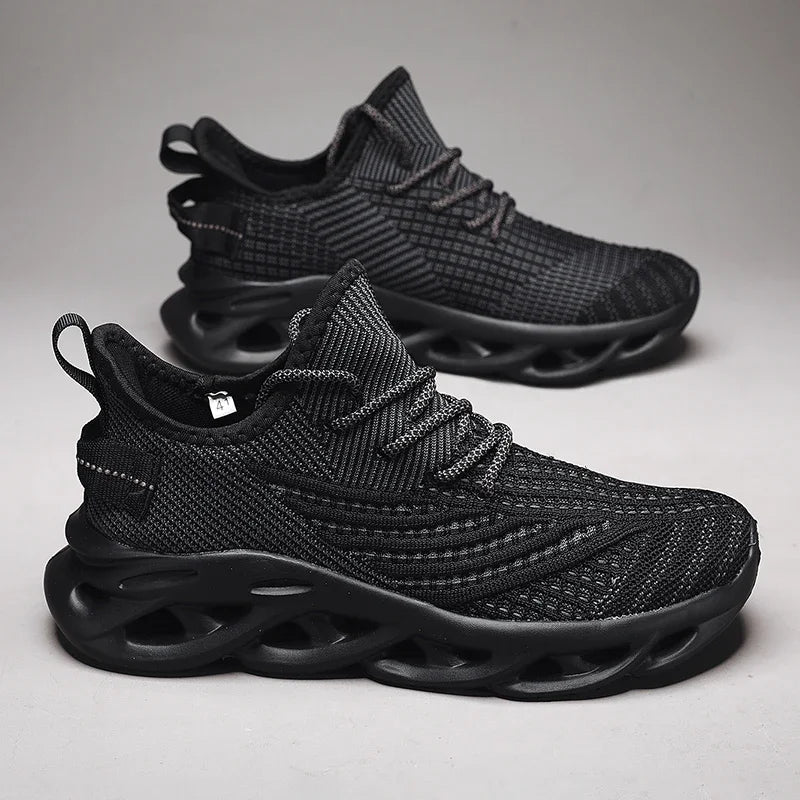 Men's Slip-On Shoes Shock Absorption Non-Slip Running Shoes for All Seasons Outdoor Workout Mesh Casual Shoe Zapatillas Hombre - IFINDALL