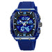 New LOQNCE  98003 Male montre homme Hour Sport Watches Digital Double Time Chronograph Watch Mens LED Week Display Wristwatches - IFINDALL