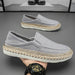 Fashion Fisherman's Slip-on Cloth Shoes Men Loafers Summer Slippers Flats Lazy Shoes Size 39-44 - IFINDALL
