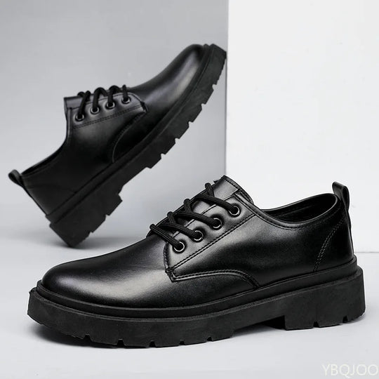 Men Business Shoes Spring Autumn New Formal Leather Shoes Casual Fashion Sports Shoes Social Elegance Trendy Flat Shoes Zapatos - IFINDALL
