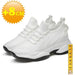 Increasing men sneakers casual heightening shoes 8cm height increase shoes for summer breathable 6cm elevator shoes - IFINDALL
