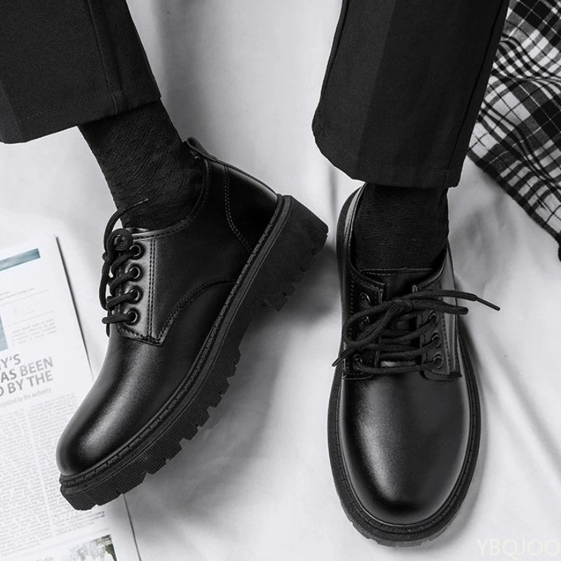 Men Business Shoes Spring Autumn New Formal Leather Shoes Casual Fashion Sports Shoes Social Elegance Trendy Flat Shoes Zapatos - IFINDALL