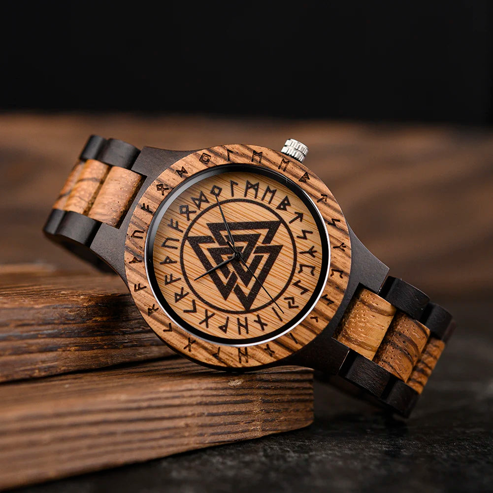 BOBO BIRD VIKING Watch Fashion Mens Watches Casual Wristwatch for Men Gift Box Packing - IFINDALL