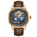 SEAKOSS Male Dual Earth Rotating Mechanical Men's Watch Automatic Movement Waterproof Clock Pilots 1963 Flywheel Wristwatches - IFINDALL