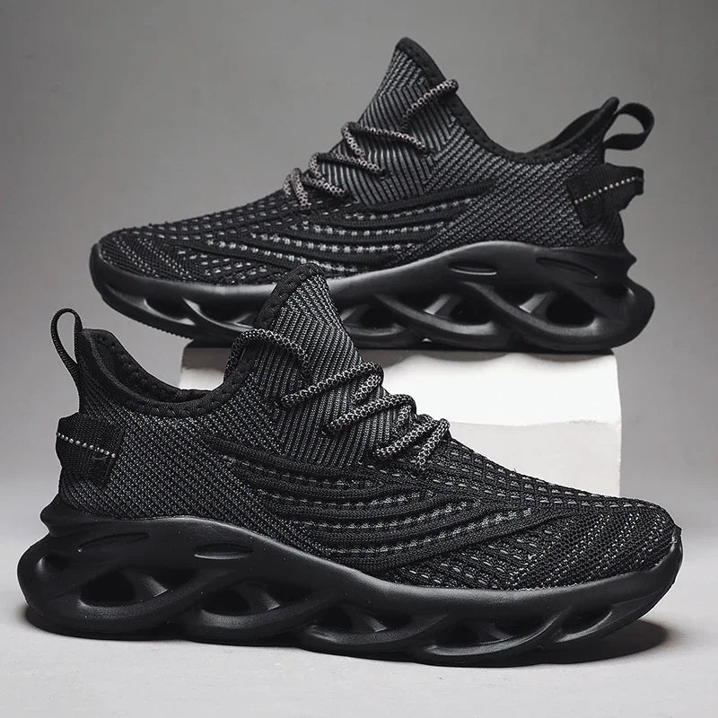 Men's Slip-On Shoes Shock Absorption Non-Slip Running Shoes for All Seasons Outdoor Workout Mesh Casual Shoe Zapatillas Hombre - IFINDALL