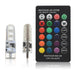 T10 W5w 194 168 5050 Festoon Dome Light Wedge Side Led SilicaGel LED Remote Controller Lamp RGB Bulbs Width Indicator - IFINDALL