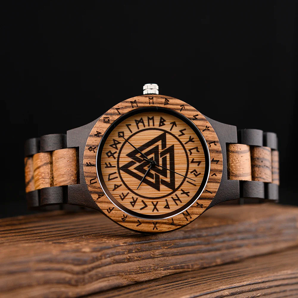 BOBO BIRD VIKING Watch Fashion Mens Watches Casual Wristwatch for Men Gift Box Packing - IFINDALL