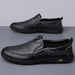 Men Casual Summer Footwear Breathable Mens Leisure Walk Loafers Genuine Leather Moccasins Hollow Out Slip on Male Driving Shoes - IFINDALL