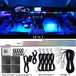 18 in 1 LED Symphony Ambient Lights Car Interior Full Color Streamer RGB 64 Colors Neon Acrylic Strip Decoration Atmosphere Lamp - IFINDALL