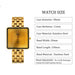 MISSFOX Brand Wristwatch Minimalist Fashion Quartz Watches Classic Design Square Dial Waterproof Stainless Steel Watch For Gift - IFINDALL