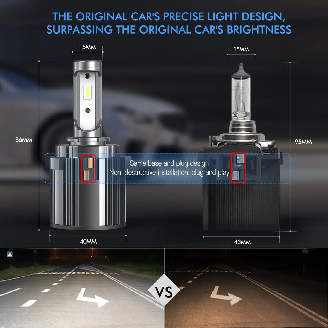 Bombillas Led H7 Canbus De 12V Para VW Golf 7, Faros De Coche, 6000K, 70W, 14000LM, Lámparas De Diodo H7 De Haz Bajo - IFINDALL