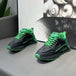 Chunky Sneaker Men Designer Cover Bottom Shoes Fashion Casual Microfiber Leather Upper Increased Internal Platform Board Shoes - IFINDALL
