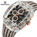 New NAVIFORCE Men's Quartz Multifunction Watches Fashion Sports Chronograph 5ATM Waterproof Silicone Band Casual Man Wrist Watch - IFINDALL