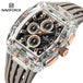 New NAVIFORCE Men's Quartz Multifunction Watches Fashion Sports Chronograph 5ATM Waterproof Silicone Band Casual Man Wrist Watch - IFINDALL