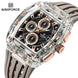 New NAVIFORCE Men's Quartz Multifunction Watches Fashion Sports Chronograph 5ATM Waterproof Silicone Band Casual Man Wrist Watch - IFINDALL