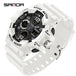 SANDA 3168 White Sport Watch  LED Digital 50M Waterproof Watch Men Multifunction Clock Relogio Masculino Men Military Watches - IFINDALL