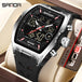 SANDA Men Electronic Watch Big Dial Sports LED Analog Digital Chronograph Military Dual Display Man Wristwatch relogio masculino - IFINDALL
