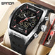 SANDA Men Electronic Watch Big Dial Sports LED Analog Digital Chronograph Military Dual Display Man Wristwatch relogio masculino - IFINDALL