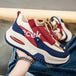 Designer Thick Bottom Mens Casual Sneakers Outdoor Athletic Jogging Shoes Fashion Board Shoes Breathable Anti Slip Walking Shoes - IFINDALL