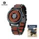 EUTOUR-Men's Solid Wood Magnetic Watch Luxury Sports Quartz Waterproof Watch Original Fashion Business Casual Watch - IFINDALL