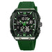 New LOQNCE  98003 Male montre homme Hour Sport Watches Digital Double Time Chronograph Watch Mens LED Week Display Wristwatches - IFINDALL