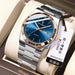 POEDAGAR Fashion Men's Watches Simple Trend Original Quartz Watch for Man Waterproof Stainless Steel Wristwatch Luminous Date - IFINDALL
