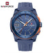 NAVIFORCE NF7112 Original Quartz Watch for Men Simple Silicone Strap 5Bar Waterproof Luminous Watches - IFINDALL