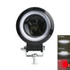 NLpearl 3inch LED Work Light Square Round Car Headlight Halo For Motorcycle Jeeps ATV SUV 12V 24V Angel Eyes Driving Lights - IFINDALL