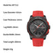 NAVIFORCE NF7112 Original Quartz Watch for Men Simple Silicone Strap 5Bar Waterproof Luminous Watches - IFINDALL