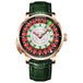 HAEMMER  New Men's Mechanical Watch Diamond Face NH35 Watch Men's Push Button Roulette Rotating Sapphire Glass Watch Waterproof - IFINDALL