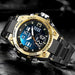[Men's Digital Chronograph Watch] Multi-sport Chronograph Watch Men's Digital Quartz Watch With Alarm Luminous Date The Ideal Gi - IFINDALL