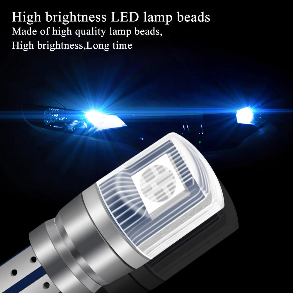 Remote Control With 2pcs RGB T10 W5W LED 194 168 5050 12v Car Dome Reading Light Automobiles Corner Lamp RGB LED Bulb - IFINDALL