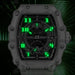 Unique Blue Fashion Brand Men's Watches Silicone Strap Waterproof Out Door Sport Military Watches for Men Multi Function Luxury - IFINDALL