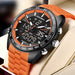 New FOXBOX Fashion Military Watches for Men Luxury Original Sports Chronograph Watch Waterproof Quartz WristWatch Clock Gift - IFINDALL