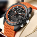 New FOXBOX Fashion Military Watches for Men Luxury Original Sports Chronograph Watch Waterproof Quartz WristWatch Clock Gift - IFINDALL