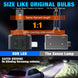 XSTORM D1S LED D2S D3S D4S D5S D8S HID D1R D2R D3R D4R D5R D8R Headlight Bulb Car Turbo LED CSP Lamp Canbus 160W 6500K White - IFINDALL