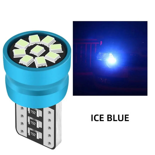 T10 W5W 168 192 Led Tail Light 2016 9smd 12V Auto Lamp CANBUS NO Error Car Marker Parking Bulb Licence Plate Light Car Lights - IFINDALL