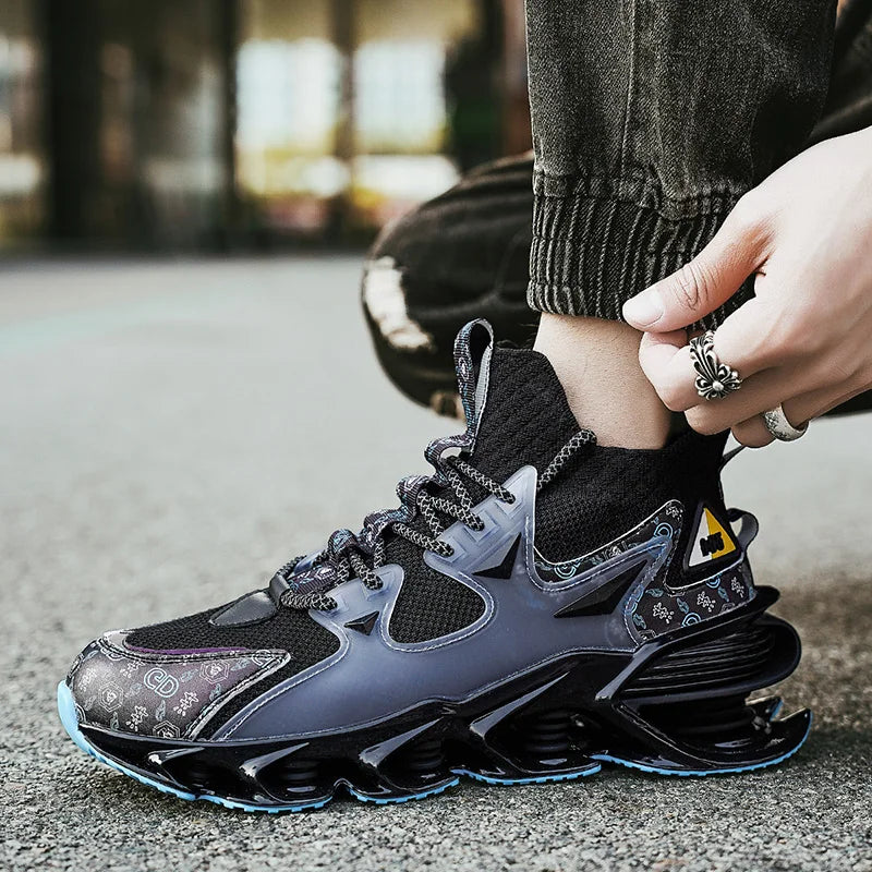 Men shoes Sneakers Male Luxury shoes Mens trend casual Shoes Trainer Race Breathable Shoes tenagers fashion blade running shoes - IFINDALL