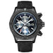 Automatic Mens Watch Self Wind Mechanical Canvas Style Genuine Black Blue Leather Multifunction Date Month Luminous Watches - IFINDALL