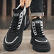 Brand Men's High-top Ankle Boots 2024 Autumn New Outdoor Quality Working Shoes Man Sneaker Hard-Wearing Non-slip Safety Shoes - IFINDALL