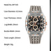 New NAVIFORCE Men's Quartz Multifunction Watches Fashion Sports Chronograph 5ATM Waterproof Silicone Band Casual Man Wrist Watch - IFINDALL
