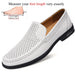 Genuine Leather Slip on Loafers Men Formal Dress Shoes Office Driving Wedding Party Mocasines Hombre Big Size Casual Shoes - IFINDALL