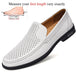Genuine Leather Slip on Loafers Men Formal Dress Shoes Office Driving Wedding Party Mocasines Hombre Big Size Casual Shoes - IFINDALL