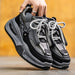 Designer Thick Bottom Mens Casual Sneakers Outdoor Athletic Jogging Shoes Fashion Board Shoes Breathable Anti Slip Walking Shoes - IFINDALL