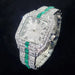 Luxury Full Diamond Watch for Men Fashion Green Iced Out Bling Square Watches Hip Hop Rap Jewelry Relogio Masculino Dropshipping - IFINDALL