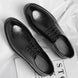 New Luxury Men's Brogues Leather Elevator Shoes Man Height Increase Insole 8cm/10cm Black Formal Business Wedding Work Men Shoes - IFINDALL