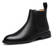 Luxury Designer New Autumn Winter Mens Pointed Suede Leather High Tops Dress Shoes For Male Formal Business Chelsea Ankle Boots - IFINDALL