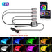 LED Car Interior Ambient Foot Strip Light New Neon Kit Accessories Backlight Remote App Music Control Auto RGB Decorative Lamps - IFINDALL