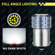 2/4/6/8/10/20 PCS P21W 1156 BA15S 1157 BAY15D LED Bulbs For Car Turn Signal Parking Brake Lights 12V 2016-15SMD White Amber Red - IFINDALL
