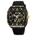 New LOQNCE  98003 Male montre homme Hour Sport Watches Digital Double Time Chronograph Watch Mens LED Week Display Wristwatches - IFINDALL